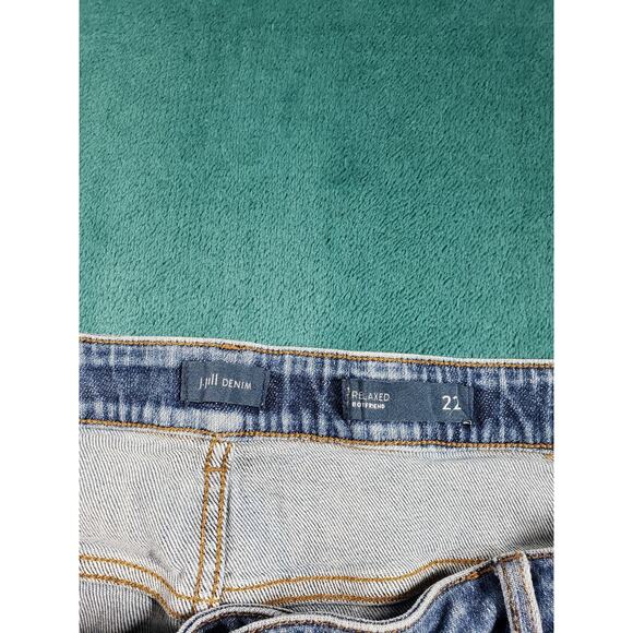 JJill Jeans Size 22 Womens Blue Pants Stretch Mid Rise Ladies Relaxed Boyfriend - Picture 3 of 12